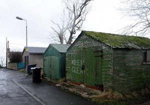 Garage del hallazgo.