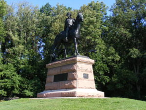 Estatua del general Wayne.