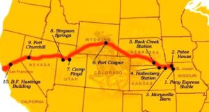 Ruta Pony Express.